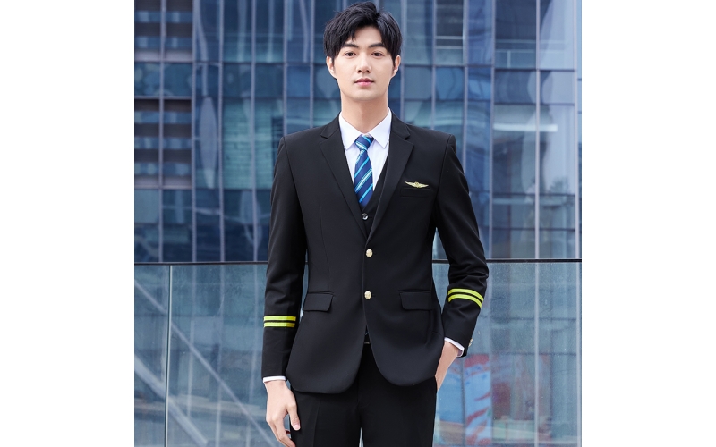兩?？蹤C長服 航空男西裝 職業男西服 空少 物業形象崗 MGLT85811